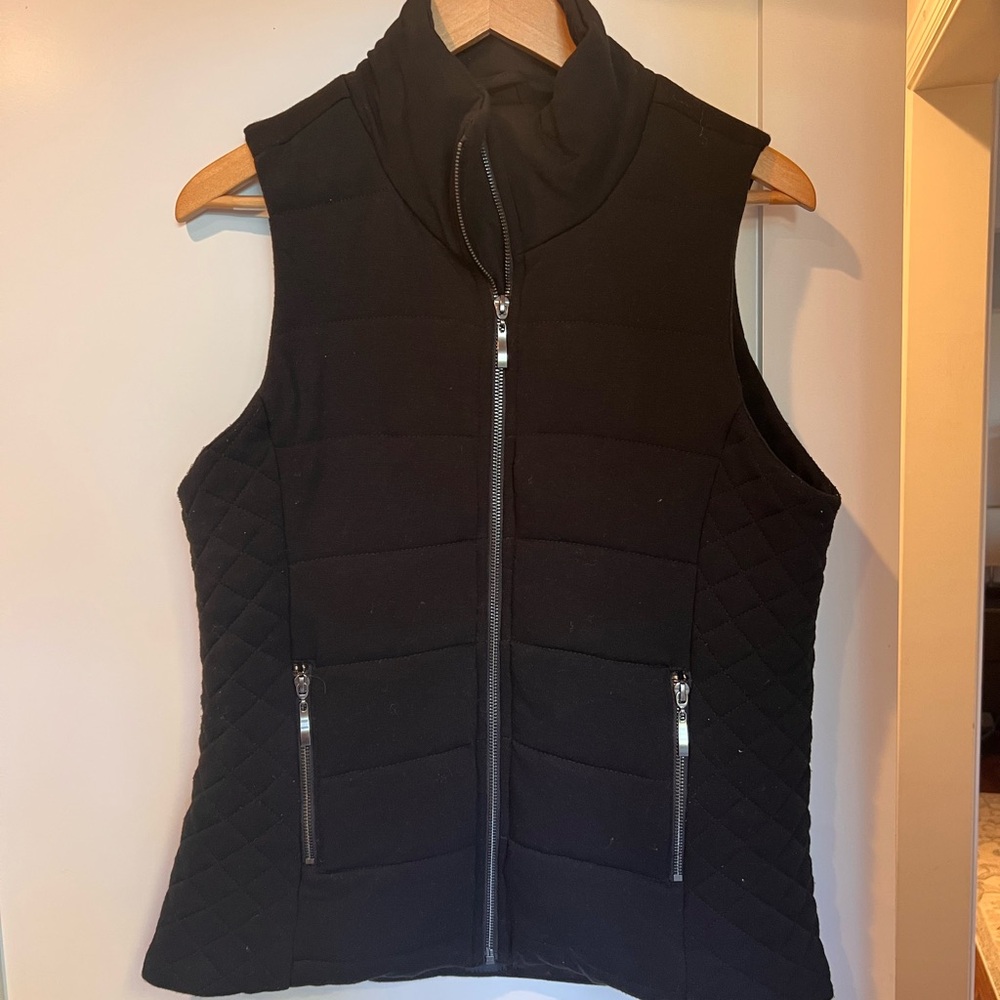 Tart Collections Black Quilted Vest